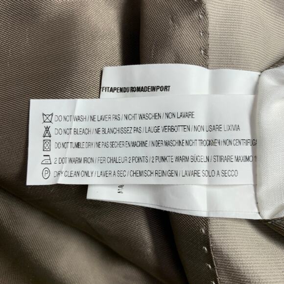 PS by PAUL SMITH Size 42 Khaki Cotton Blend Sport Coat - Picture 12 of 12